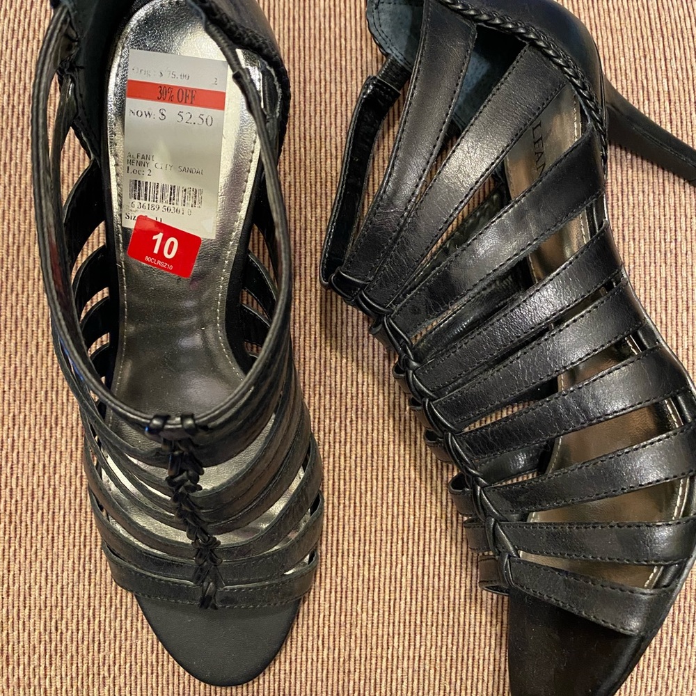 New 3” high heels - black - ALFANI sandals